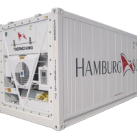 BV-gecertificeerde 10FT 20FT 40FT blastvriezer koelcontainer met temperatuurregeling voor gekoelde transportcontainers