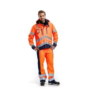 BLAKLADER - 483719775389M <b>Hi</b>-<b>Vis</b> Waterproof Jacket <b>Orange</b>/Navy blue - EAN 7330509231432 <b>HI</b>-<b>VIS</b> WORKWEAR - Product Image 3