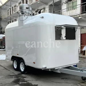 Remorque alimentaire mobile avec cuisine complète, chariot à hot-dogs de rue, camion de restauration avec certification CE - Product Image 1