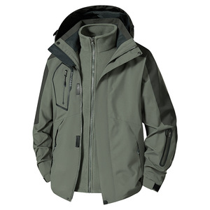 Customized logo <strong>Winter</strong> Outdoor <strong>Waterproof</strong> Fishing <strong>Jacket</strong> Men's Warm Casual Windbreaker Coat with Hood Men's <strong>Jacket</strong> - Product Image 5