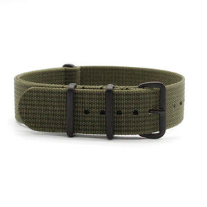 YUNSE tejido de nailon arenado 1 pieza correa de reloj PVD anillos negros 18mm 20mm 22mm correa de reloj reemplazo <span class=keywords><strong>DW</strong></span> correas de reloj - Product Image 5