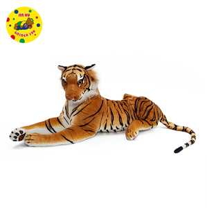 Gran Peluche de Tigre Siberiano Blanco, Adorable y Suave, Relleno de Algodón PP, Accesorios de Plástico Duradero, Juguete de Peluche de Tigre Artificial Realista - Product Image 5