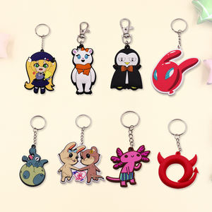 Пользовательские мультяшный Кот и любовь тема ПВХ резиновые брелки для оптовых заказов-идеальные промо подарки пара аксессуары с пользовательским логотипом - Product Image 1