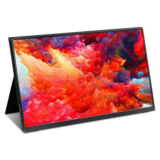 New Arrival FHD 1080P HDR Display 16.1" Portable Monitor With Dual Speaker Type c Usb Powered for Gaming Working Display