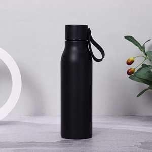 350ml 500ml 650ml Slim Sports <b>Bottle</b>, 304 Steel Vacuum Cup with Silicone Grip for Daily Car Drinking Water - Product Image 6