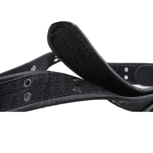 YiWu Fornecimento Preto Ao Ar Livre Nylon Durável Metal Ilhós Heavy Duty Tactical <span class=keywords><strong>Belt</strong></span> com 3 Ponto Fivela De Segurança - Product Image 4