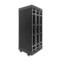 Cabina de DJ Móvil, Consola con Superficie Curva, Mesa Portátil para Baile, Cabina de DJ con Luces LED para Exhibición en Tiendas