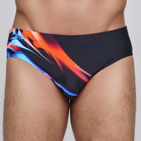 Short personnalisé avec corde Slip de bikini de bain à ceinture haute élasticité Maillot de bain pour homme