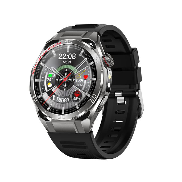High Quality TK40 ECG Smart Watch 1.47" AMOLED EDA Body Fat Temperature BT Call Sports Mode Fitness Tracker Health Smartwatch