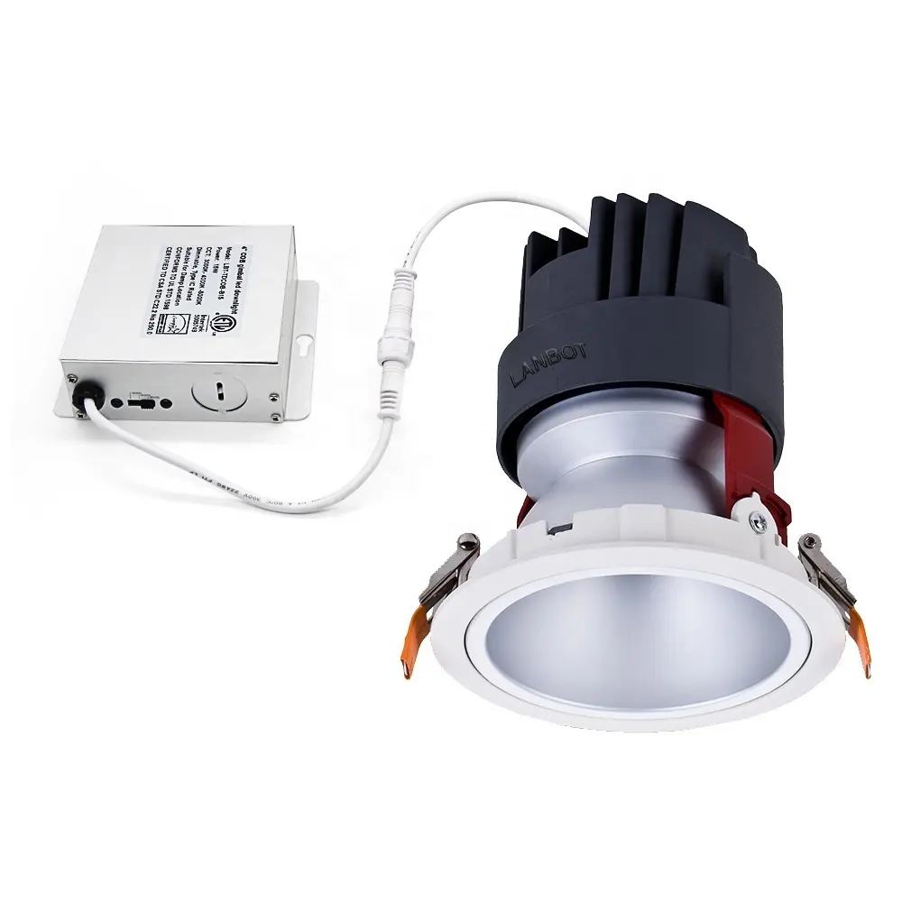 4インチ3CCT選択可能LEDスリムパネルラウンドダウンライト調光可能750LMETLエネルギースター