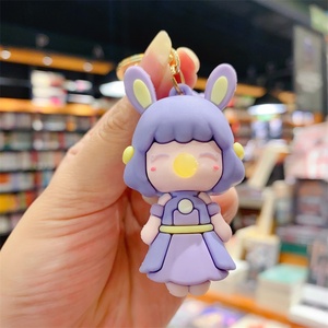 Porte-clés bulle de rêve créatif et mignon sac à bibelots en plastique délicat pour filles décoration suspendue pour voitures ou clés-F - Product Image 4