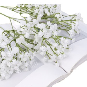 Grandes fleurs artificielles de gypsophile 95 cm, blanches, pour mariage, décoration intérieure, accessoires de photographie - Product Image 4