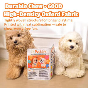 Jouet à mâcher durable pour chien en tissu Oxford à motif de dessin animé avec design ballon et son froissé pour le nettoyage des dents – Vente directe usine Chine - Product Image 6