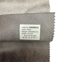 Tissu de canapé en PU suédé à veines de litchi 100 % polyester, personnalisé, pour la décoration intérieure, offre directe, collection 2026, vente chaude