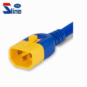 Venta de fábrica IEC320 C14 a C13 V Lock <span class=keywords><strong>Cable</strong></span> de alimentación 10A 250V Longitud y color personalizados - Product Image 2