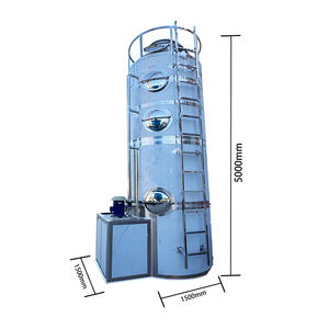 Tour d'absorption de gaz par pulvérisation Venturi en acier inoxydable CE Colector De Polvo Humedo Acid Gas <span class=keywords><strong>Smoke</strong></span> Wet Scrubber - Product Image 3