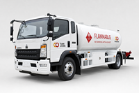 Nouveau Camion-citerne GPL SINOTRUK HOWO 5m³ 8m³ 4x2, Camion-citerne GPL 5-8m³ pour le transport de gaz de cuisson, Approvisionnement direct usine 6w