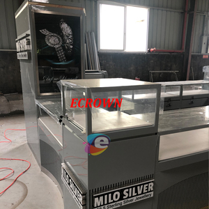 Thiết kế thanh lịch kính thủy tinh trang sức hiển thị trường hợp cho gỗ <span class=keywords><strong>kiosk</strong></span> - Product Image 4