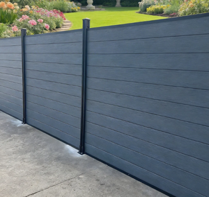 Valla <span class=keywords><strong>de</strong></span> WPC para Exteriores <span class=keywords><strong>de</strong></span> Aspecto Natural y Larga Vida Útil, Ampliamente Utilizada en Paisajismo <span class=keywords><strong>de</strong></span> Parques y Áreas Escénicas - Product Image 5