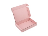 Benutzer definiertes Logo Rosa Kosmetik Wellpappe Verpackung Briefkasten Schuhe Versand papier Geschenk box