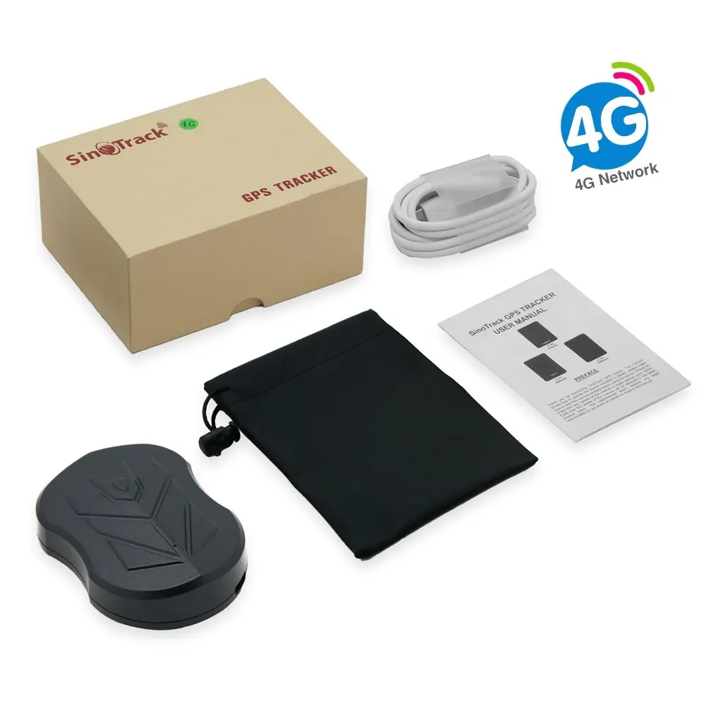 Thiết Bị Định Vị Xe Hơi GPS Tracker 4G Thiết Bị Theo Dõi Pin Dài 10000MAh 915L Nam Châm Chống Thấm Nước Phần Mềm Miễn Phí Đông Nam