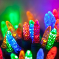 Guirlande lumineuse LED UL M5 100 LED pour décoration de jardin de rideaux de fête