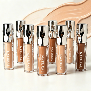 คอนซีลเลอร์เนื้อแมทท์แบบน้ำ ปรับสีได้หลากหลาย ควบคุมความมัน กันน้ำ สูตรวีแกน รับผลิตขั้นต่ำน้อย (OEM) คอนซีลเลอร์เครื่องสำอาง - Product Image 4