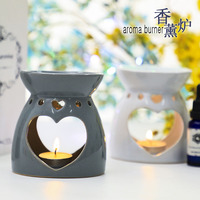 Diffuseur d'huiles essentielles en céramique en forme de cœur Princess L16 pour aromathérapie, outils aromatiques d'intérieur, inspection de qualité, vente en gros