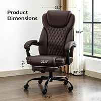Chaises de bureau ergonomiques à dossier haut réglables de nouvelle conception, meubles, chaise de bureau moderne pour la maison avec repose-pieds