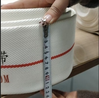 Tuyau d'incendie pliable agricole en PVC avec doublure en PVC, accessoires d'équipement de lutte contre l'incendie en toile de couleur blanche