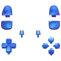 Kit complet de boutons de remplacement pour manette PS5 personnalisée : D-pad, gâchettes R1 L1 R2 L2, boutons Share, Options et Face Buttons pour modèles BDM-030/040/050