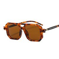 Lunettes de soleil rectangulaires unisexes rétro à monture carrée et verres transparents, nouvelles arrivées