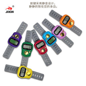 Compteur manuel Jixin avec lumière LED, plusieurs couleurs, bouton numérique pour le comptage et les cadeaux d'affaires - Product Image 2