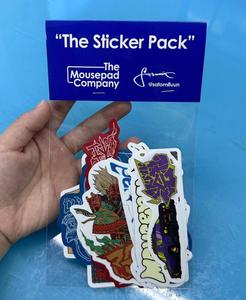 High Quality UV Proof Waterproof Scratch-<b>Off</b> Custom Logo Die <b>Cut</b> Sticker Cartoon PVC <b>Vinyl</b> Sticker Pack with Header Card - Product Image 2