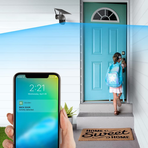 Xcreation UBOX S12 <span class=keywords><strong>HD</strong></span> ngoài trời an ninh máy ảnh ống kính kép 4G 4MP 1080P tầm nhìn ban đêm WIFI năng lượng mặt trời Powered PTZ CMOS Built-in mic - Product Image 3