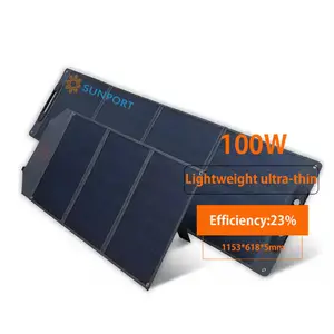 高品质一体折叠式太阳能电池板旅行充电器usb折叠式柔性便携式太阳能电池板