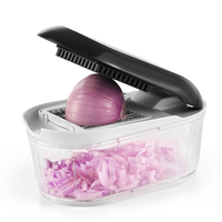 Coupe-oignon manuel multifonctionnel en acier inoxydable, hachoir à légumes pour usage quotidien – Vente chaude
