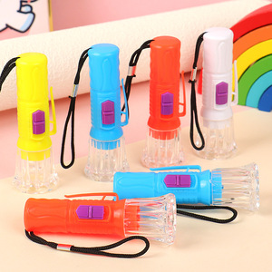 ไฟฉายพลาสติก LED สายคล้องคอขนาดใหญ่ คละสี ใช้แบตเตอรี่ AAA สำหรับเดินป่าตอนกลางคืน - Product Image 1