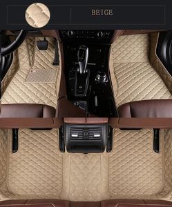 OUBIAO Tapis de voiture personnalisable avec logo, 3 pièces, respectueux de l'environnement, TPE sans odeur, lavable, tapis de sol - Product Image 1