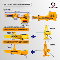 Set Kit Dongkrak Gunting Listrik DC12V 2T 42cm Heavy Duty dan Set Kit Kunci Impact untuk Penggantian Ban Sedan SUV