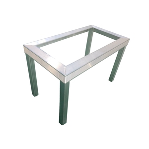 Heavy Duty Wrought Welded Aluminum Frame Food Service Storage <strong>Table</strong> Kitchen Storage Rack, Custom Material Handling Equipment