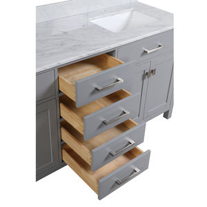 Meuble-lavabo de salle de bain moderne haut de gamme en contreplaqué de 72 pouces avec lavabo en céramique, résistant à l'eau, caractéristiques pour meuble-lavabo de salle de bain - Product Image 6