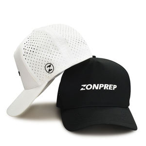 Casquette de sport perforée découpée au laser avec logo personnalisé, respirante, à séchage rapide, imperméable, style Melin - Product Image 5