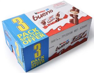 43g Kinde R Bueno Chocolat au lait et crème de noisettes, biscuit au chocolat blanc, collation - Product Image 4