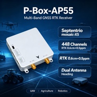 Récepteur GNSS multifréquence Septentrio AP55 Mosaic X5, récepteur anti-brouillage, GPS prenant en charge tous les satellites actuels