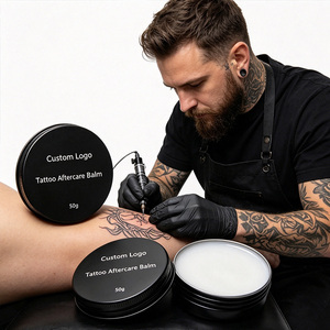 Economic Daily Soothing Tattoo Balm, stable creamy texture & multiple concentration grades, logo customizable care <b>cream</b> - Product Image 2