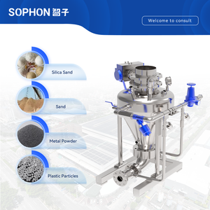 Sophon 500L công nghiệp dày đặc giai đoạn tự động cho ăn máy khí nén truyền đạt Silo bơm bột materi Hệ thống điều khiển băng tải - Product Image 3