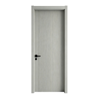 Portes en MDF classiques en promotion pour maisons, portes en bois composite MDF, portes blanches avec cadre, portes intérieures noires, porte en bois insonorisée