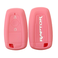 Étui de clé de voiture en silicone souple pour F-150 Raptor 2018 2019 2020 2021 2022 2023 2024 pour Ford