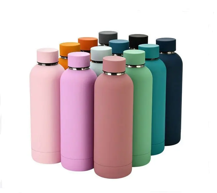 500ml 750ml 1000ml Outdoors Gym Drinking Travel Vacuum Thermal Insulated Stainless Steel Sports Gym Water Bottle